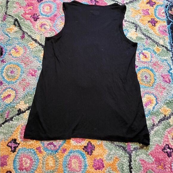 Son Of John Beaded Sequin Embellished Skull Tanp Top Black XS - Picture 2 of 5